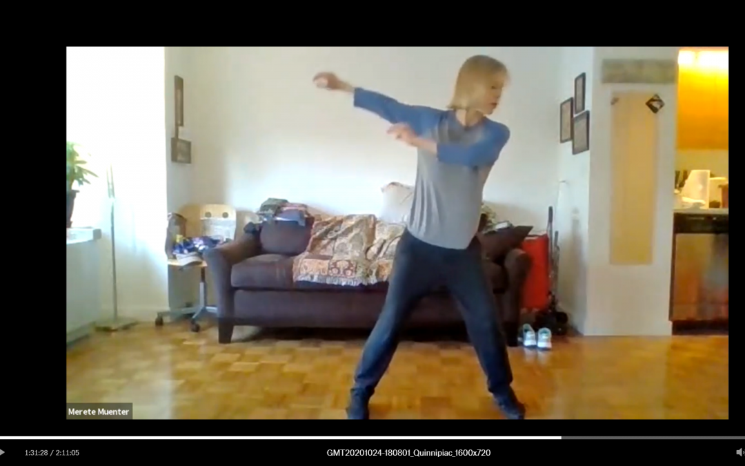 Teaching Jazz Dance to Honors Program Students from Quinnipiac University